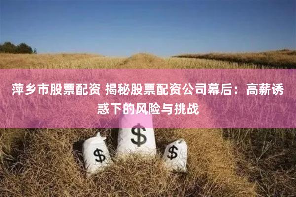 萍乡市股票配资 揭秘股票配资公司幕后：高薪诱惑下的风险与挑战